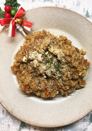 カレーの残りで、カレーリゾットもどき-レシピのメイン写真