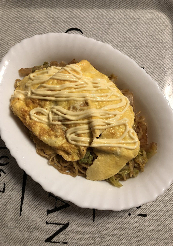 冬の！焼きそばwith白菜♪-レシピのメイン写真