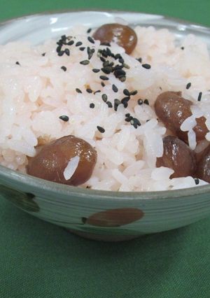 炊飯器で！甘納豆入り炊き込み赤飯-レシピのメイン写真