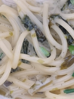 たらこスパゲティ風⭐クリーミー高菜パスタ-レシピのメイン写真