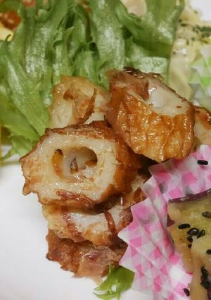 お弁当に♡竹輪のおかか炒め-レシピのメイン写真