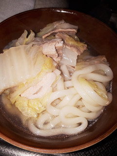 残った豚バラ白菜でうどん-レシピのメイン写真