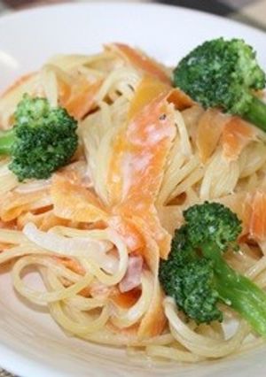 キャロットリボンdeクリームパスタ-レシピのメイン写真