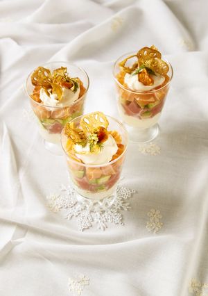 サラダトーフパフェ-レシピのメイン写真