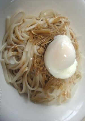 なめたけうどん-レシピのメイン写真