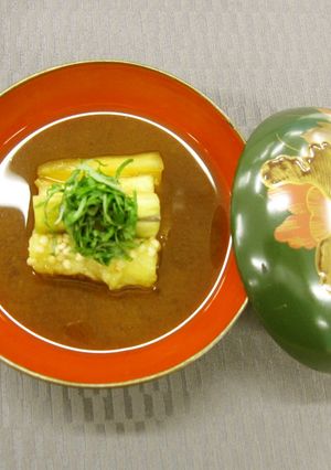 焼きなすと大葉の赤だし-レシピのメイン写真