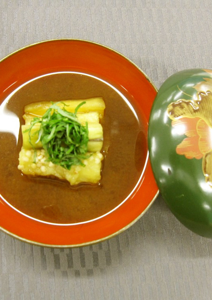 焼きなすと大葉の赤だし-レシピのメイン写真