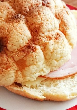 ハムチーズメロンパン-レシピのメイン写真