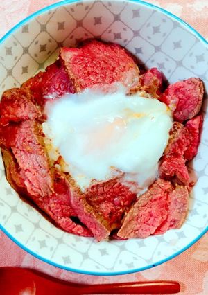 炊飯器で簡単ローストビーフ丼☆-レシピのメイン写真