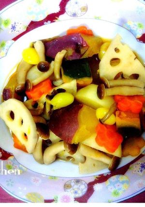 華やぐ吹き寄せ煮-レシピのメイン写真