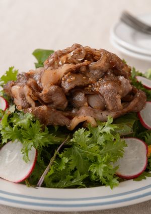 ボリューム満点！牛肉サラダ-レシピのメイン写真