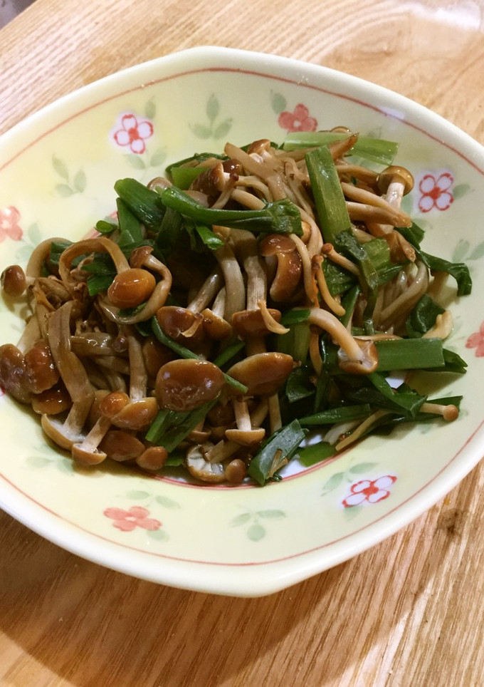レンジで簡単！えのきとわけぎの和え物！-レシピのメイン写真