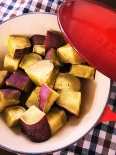 甘味凝縮!簡単!サツマイモの塩煮-レシピのメイン写真