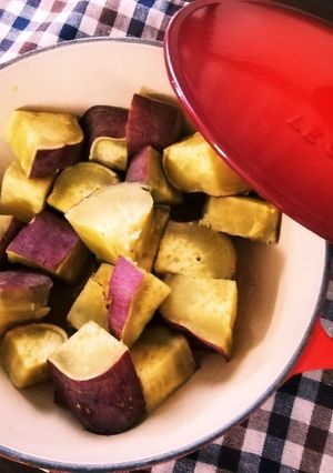 甘味凝縮！簡単！サツマイモの塩煮-レシピのメイン写真