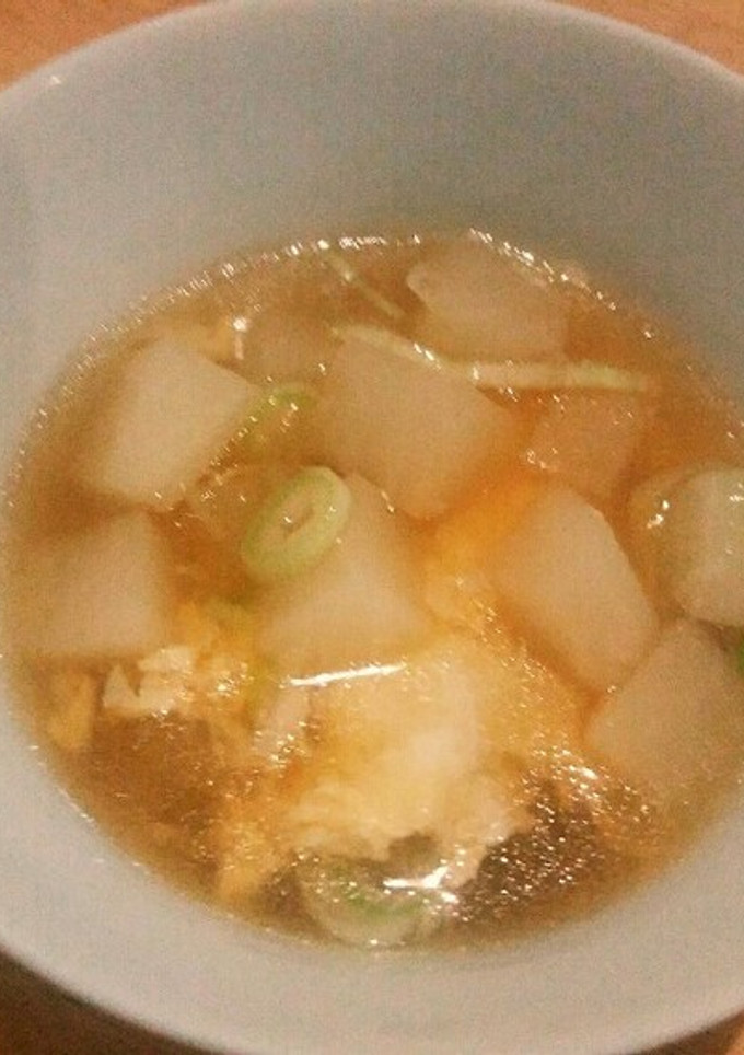 赤大根のとろみ中華スープ-レシピのメイン写真