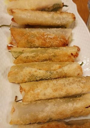 餃子の皮でハムチーズ紫蘇巻き-レシピのメイン写真