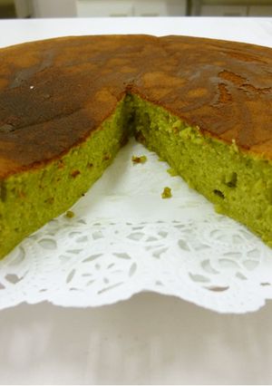 炊飯器で作る　粉末度会茶deチーズケーキ-レシピのメイン写真