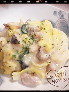 ☆白菜のクリーム煮(改良版)☆-レシピのメイン写真