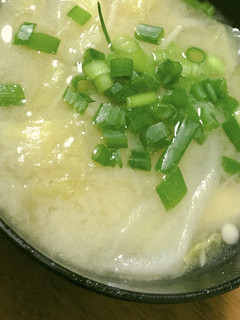 コクうま♡白菜の味噌汁-レシピのメイン写真