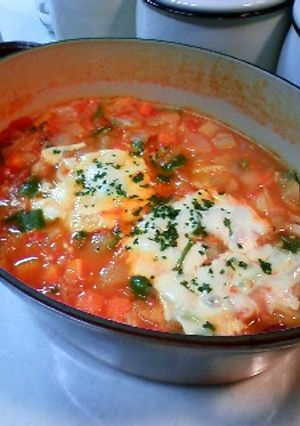 野菜タップリチーズトロ～リトマトスープ-レシピのメイン写真