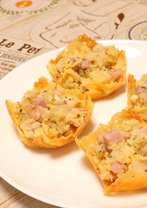 簡単おかず♪チーズカップのポテトサラダ-レシピのメイン写真