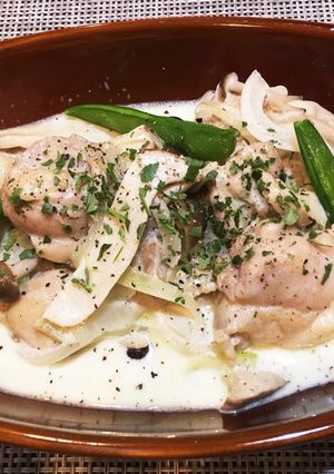 やみつき&こく旨チキンの生クリーム煮込み-レシピのメイン写真
