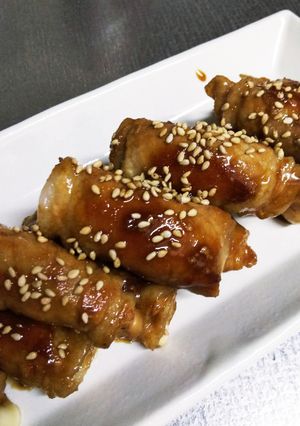 豚肉のチーズ梅巻き-レシピのメイン写真