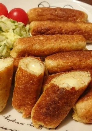 カレー風味のチーズinチキンスティック-レシピのメイン写真