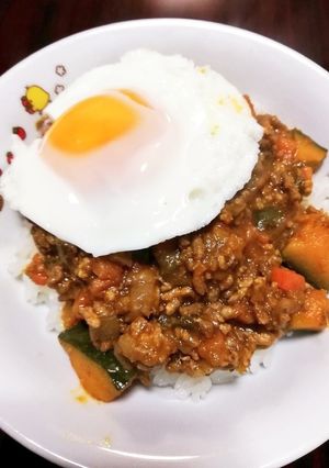 かぼちゃのドライカレー-レシピのメイン写真