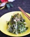 水菜とわかめのおかかナムル【作り置き】