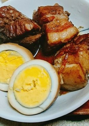 烏龍茶で豚の角煮-レシピのメイン写真