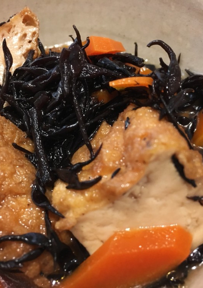 厚揚げとひじきの煮物-レシピのメイン写真