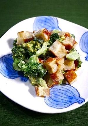 レンジで簡単！ブロッコリー薩摩揚げチーズ-レシピのメイン写真