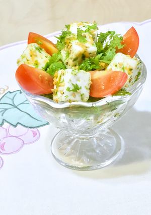 わさび菜とコロコロはんぺんのサラダ-レシピのメイン写真