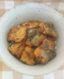 さんまの二度漬け揚げ竜田揚げ丼