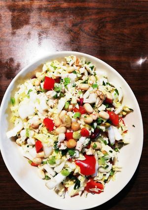 白菜で豆サラダ-レシピのメイン写真