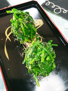 ほうれん草、春菊のエゴマ和え-レシピのメイン写真