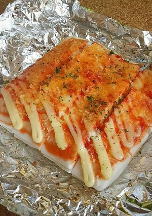 子供喜ぶ　はんぺんのケチャマヨ焼き-レシピのメイン写真