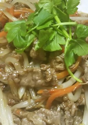 牛肉ともやしのしゃきしゃき炒め-レシピのメイン写真