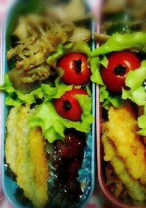 きんぴら/カボチャ天ぷら/-レシピのメイン写真