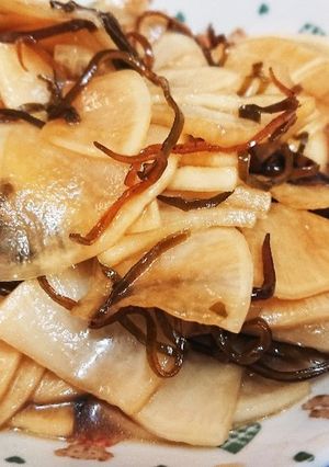 大根の塩昆布漬け-レシピのメイン写真