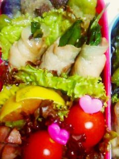 いんげんの豚肉巻き/ししとう煮浸し-レシピのメイン写真