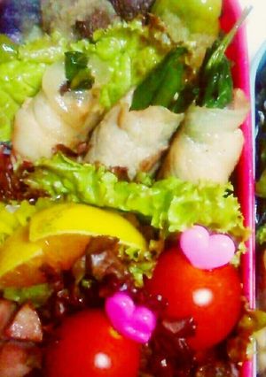 いんげんの豚肉巻き/ししとう煮浸し-レシピのメイン写真