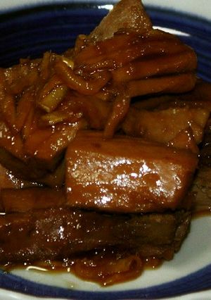 かつおの切出しでアラ煮-レシピのメイン写真