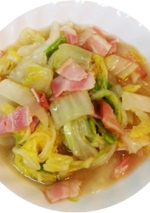母の味☆白菜ベーコン☆材料3つ-レシピのメイン写真