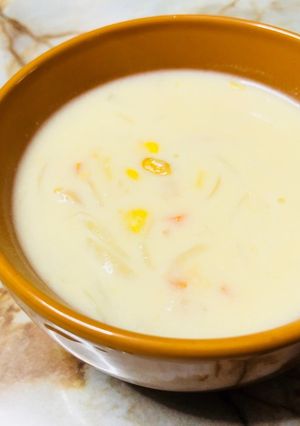 豆乳米粉コーススープ-レシピのメイン写真