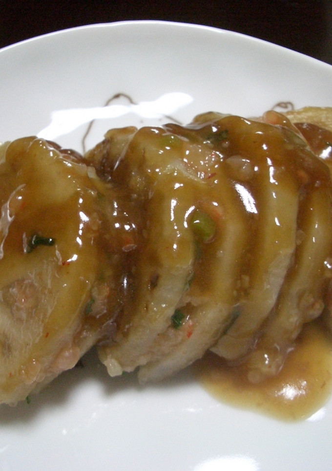 れんこんのエビはさみ焼き-レシピのメイン写真