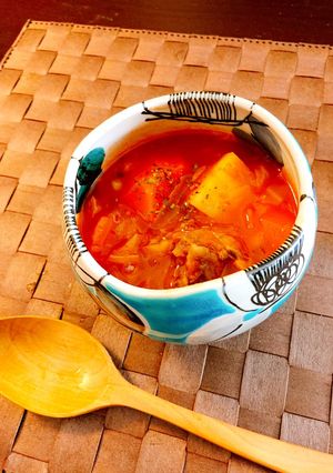 休日にぴったり！ボルシチ風スープ-レシピのメイン写真