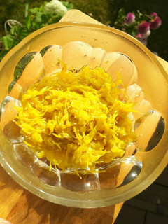 鮮やか黄色 菊の酢の物-レシピのメイン写真
