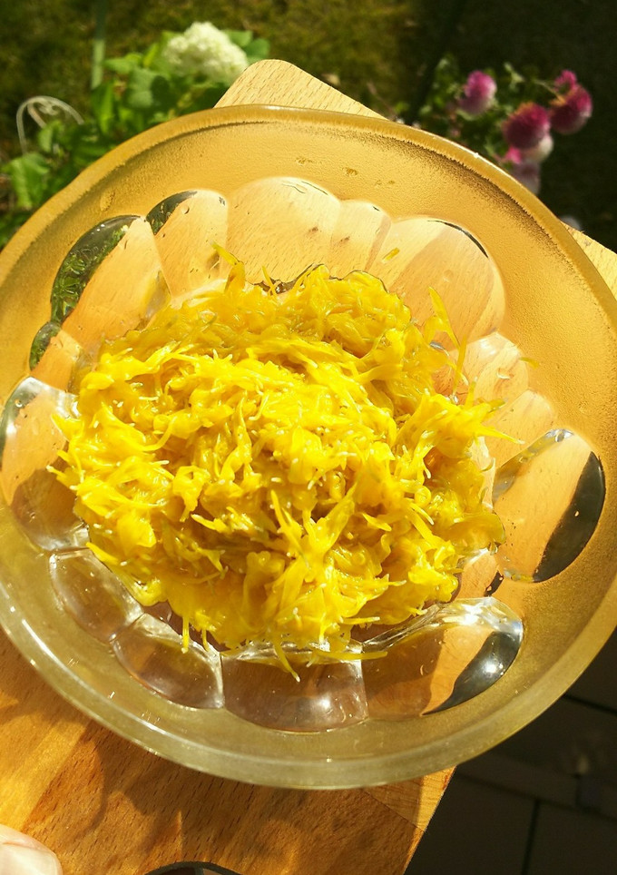鮮やか黄色 菊の酢の物-レシピのメイン写真